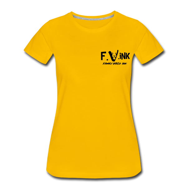 CUTE BUT I SPIT Women’s Premium T-Shirt - sun yellow