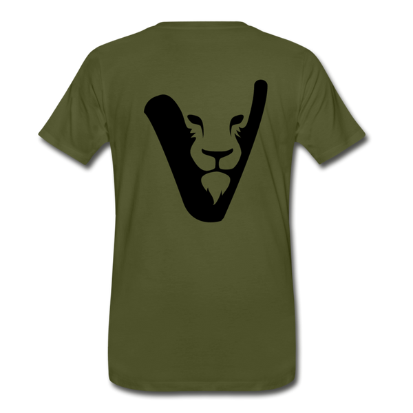 LICK MY VIBEZ Men's Premium T-Shirt - olive green