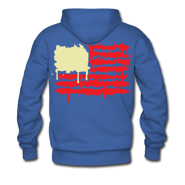 AMERICA FLAG DRIP Men’s Premium Hoodie - royalblue