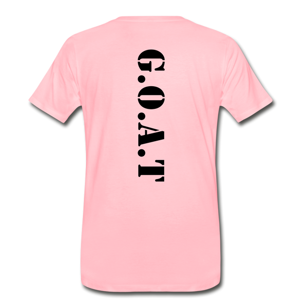 G.O.A.T Men's Premium T-Shirt - pink