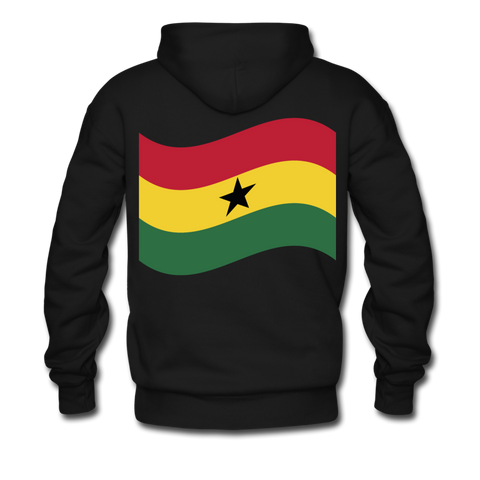 GHANA TRIBUTE Men’s Premium Hoodie - black