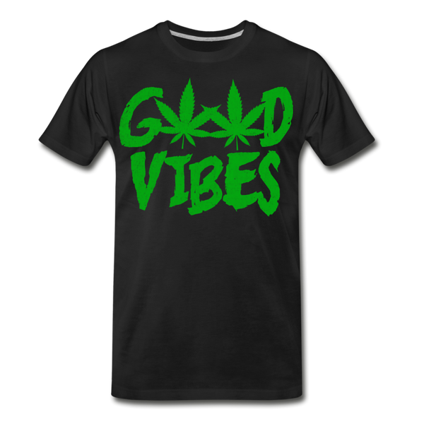 GOOD VIBES Men's Premium T-Shirt - black