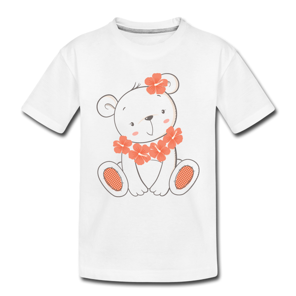 LILLY BEAR Kids' Premium T-Shirt - white