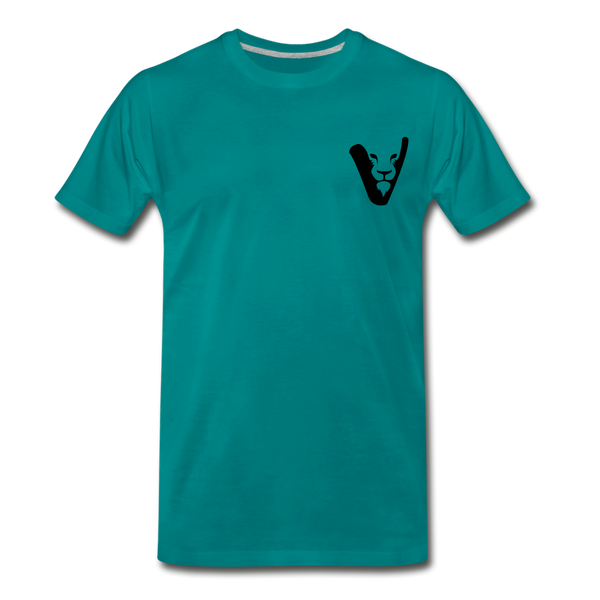 LOVE YOU BEAR Men's Premium T-Shirt - teal