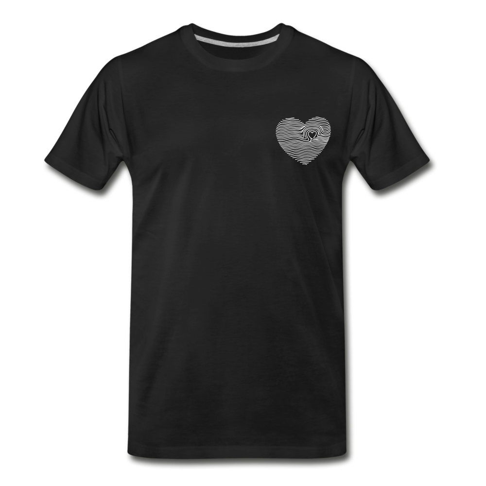 LOVE PRINT Men's Premium T-Shirt - black