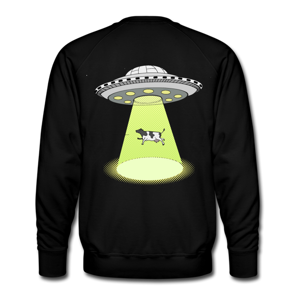 UFO COW Men’s Premium Sweatshirt - black