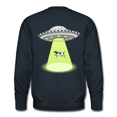 UFO COW Men’s Premium Sweatshirt - navy