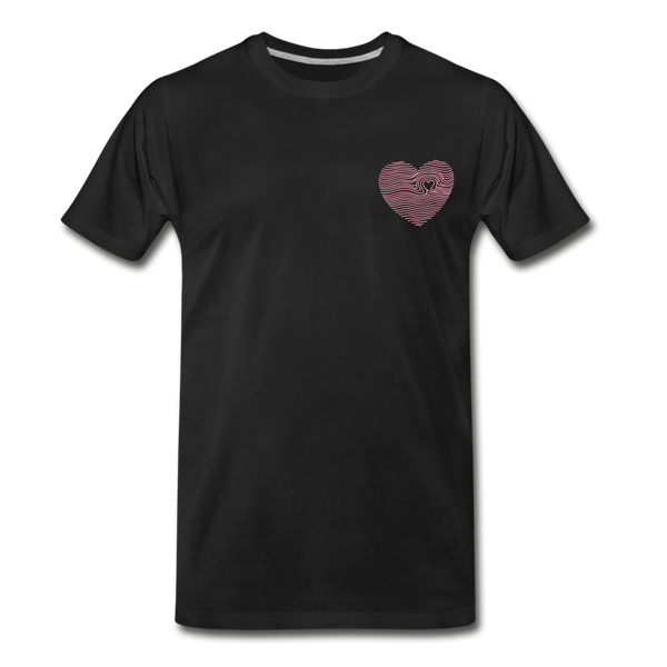 LOVE PRINT Men's Premium T-Shirt - black