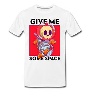 GIVE ME SPACE Men's Premium T-Shirt - white