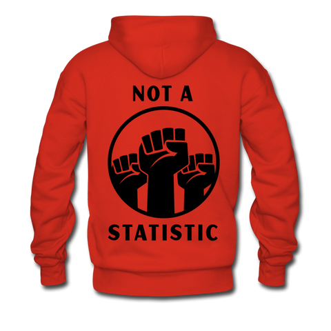 NOT A STATISTIC Men’s Premium Hoodie - red