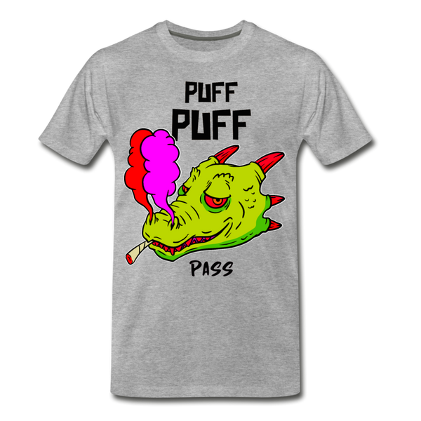 PUFF PUFF DRAGON Men's Premium T-Shirt - heather gray