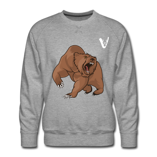 GRIZZLY BEAR Men’s Premium Sweatshirt - heather gray