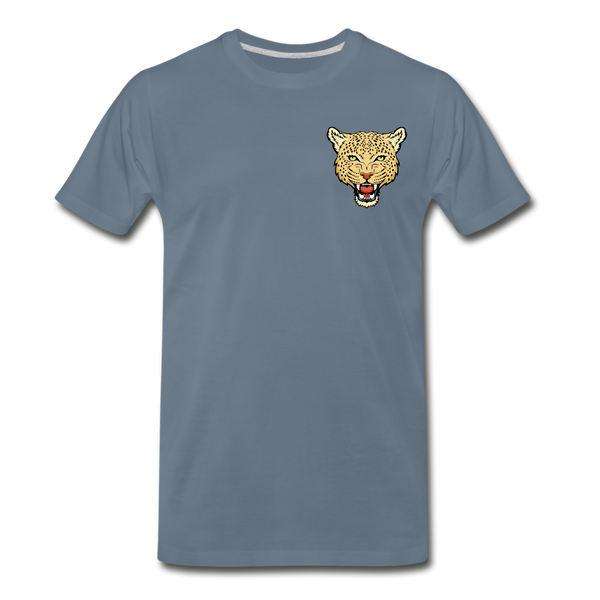 FVI LEOPARD Men's Premium T-Shirt - steel blue