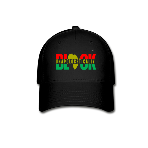 UNAPOLOGETICALLY BLACK Baseball Cap - black