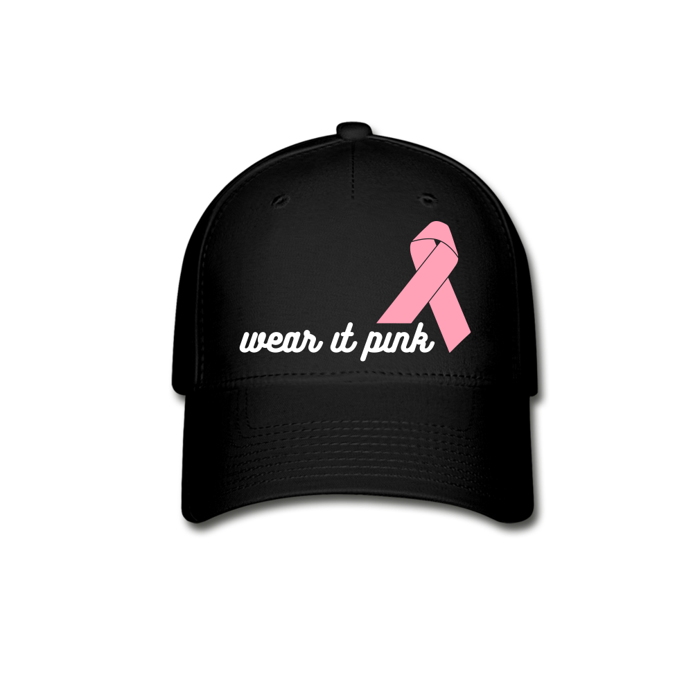 WEAR IT PINK Baseball Cap - black