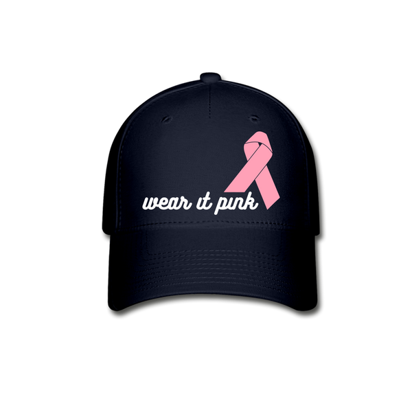 WEAR IT PINK Baseball Cap - navy