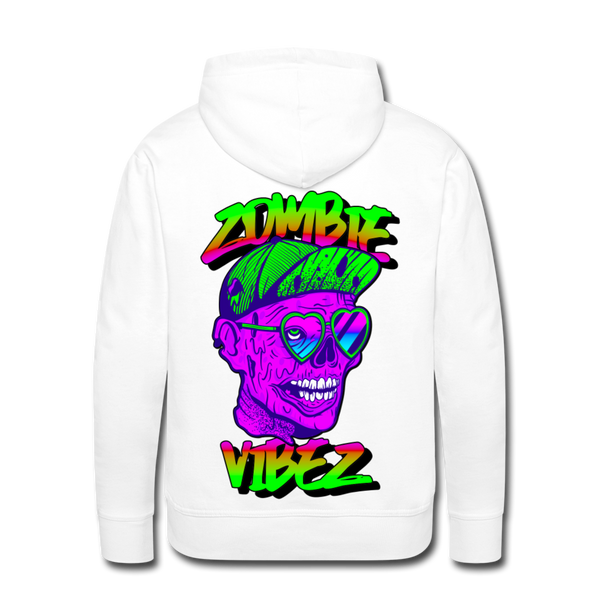 ZOMBIE VIBEZ Men’s Premium Hoodie - white