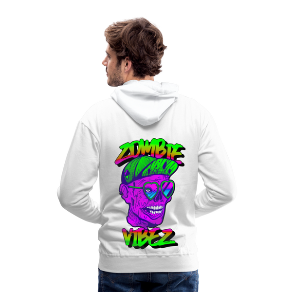 ZOMBIE VIBEZ Men’s Premium Hoodie - white