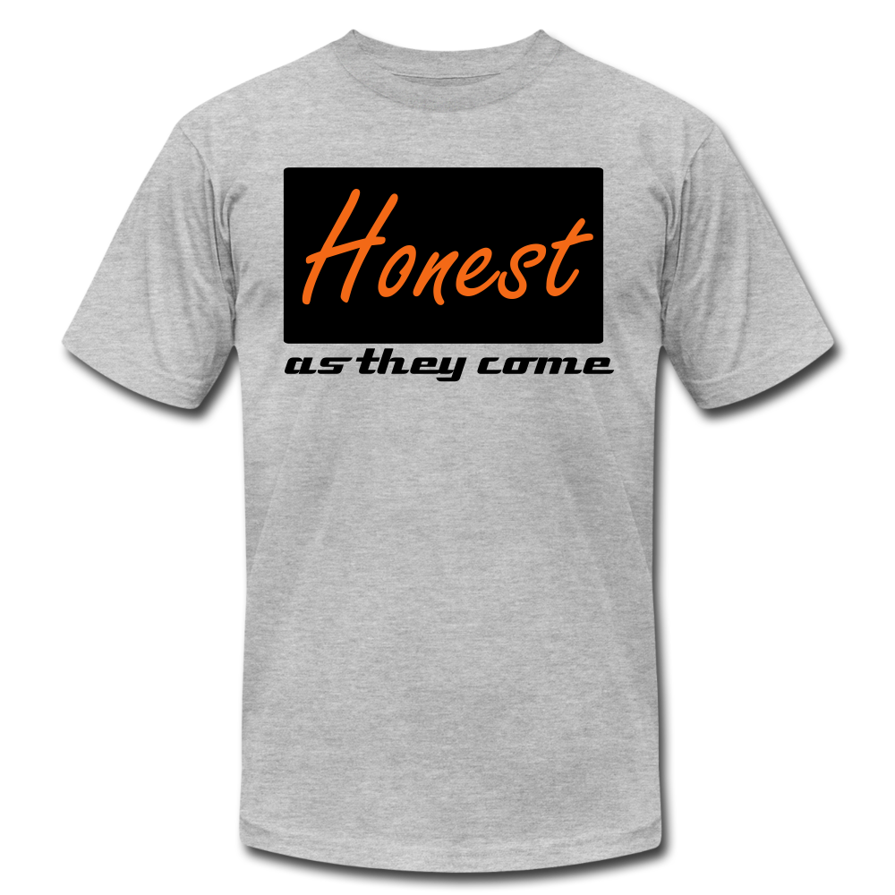 HONEST AS THEY COME Unisex Jersey T-Shirt - heather gray