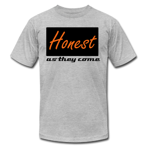 HONEST AS THEY COME Unisex Jersey T-Shirt - heather gray