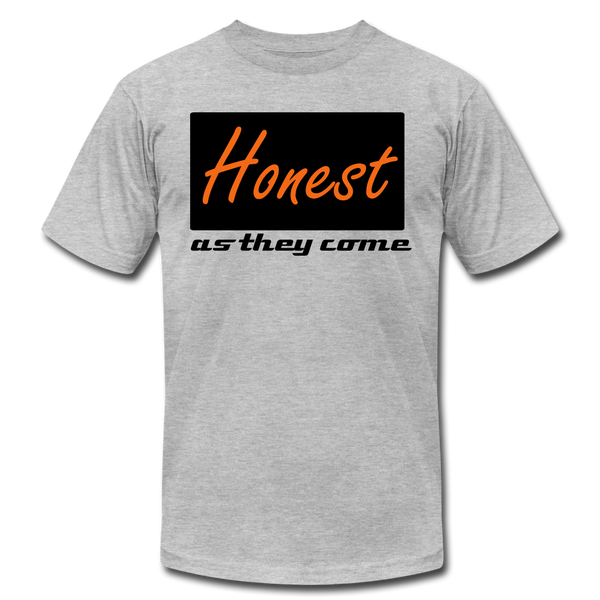 HONEST AS THEY COME Unisex Jersey T-Shirt - heather gray