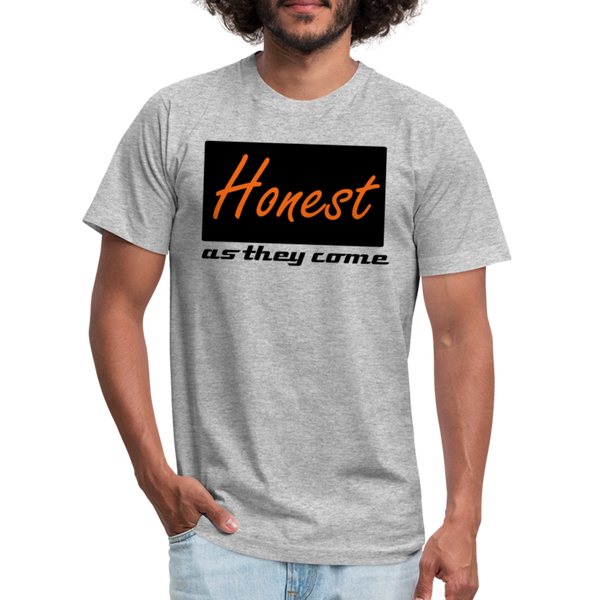 HONEST AS THEY COME Unisex Jersey T-Shirt - heather gray