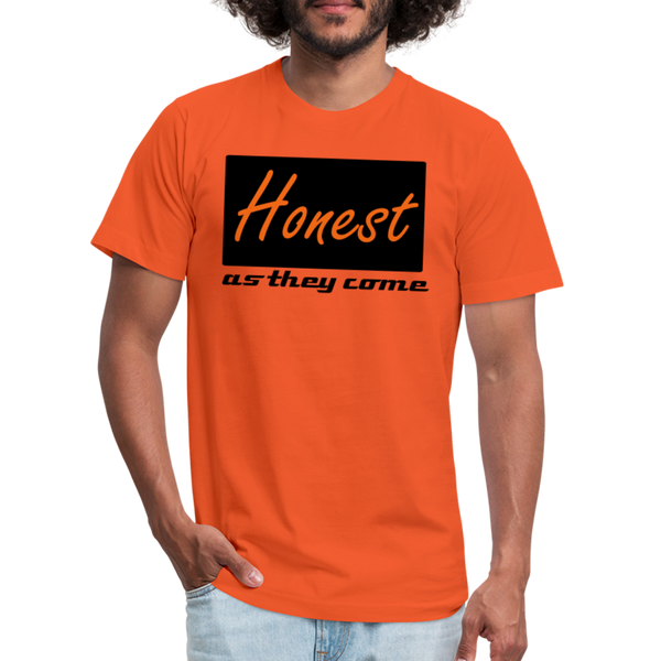 HONEST AS THEY COME Unisex Jersey T-Shirt - orange