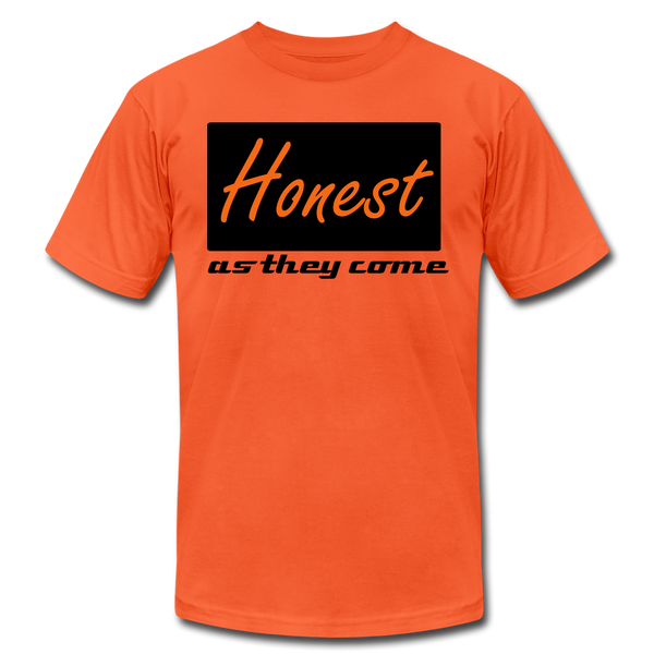 HONEST AS THEY COME Unisex Jersey T-Shirt - orange