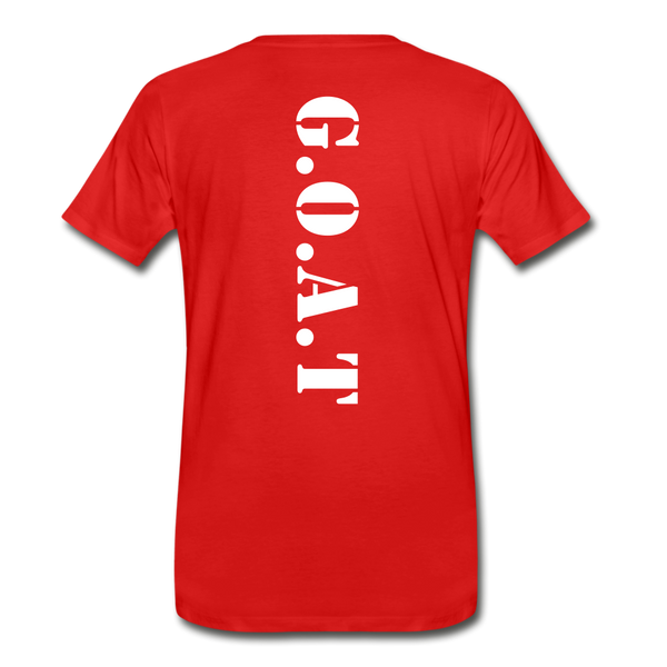 G.O.A.T Men's Premium T-Shirt - red